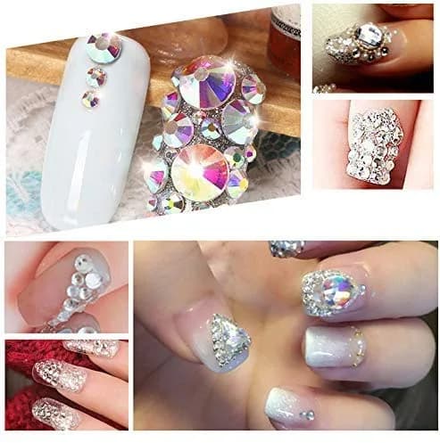 Onwon Clear Crystal Flat Back Rhinestones SS16 / 4mm | 1440 Pieces Glass Craft Gems thumbnail 4