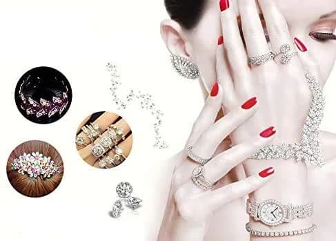 Onwon Clear Crystal Flat Back Rhinestones SS16 / 4mm | 1440 Pieces Glass Craft Gems thumbnail 6