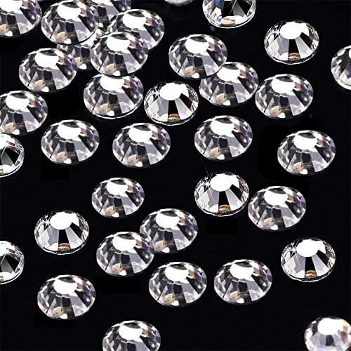 Onwon Clear Crystal Flat Back Rhinestones SS16 / 4mm | 1440 Pieces Glass Craft Gems thumbnail 2