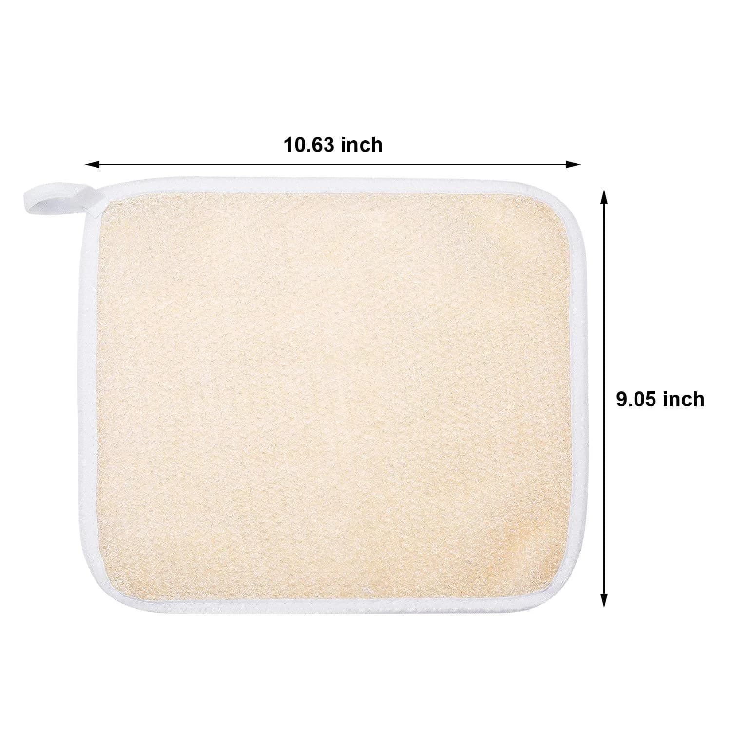 Tatuo 5 Pcs Exfoliating Washcloth Set | Dual-Sided Nylon Scrub & Soft Texture Towels - view 2