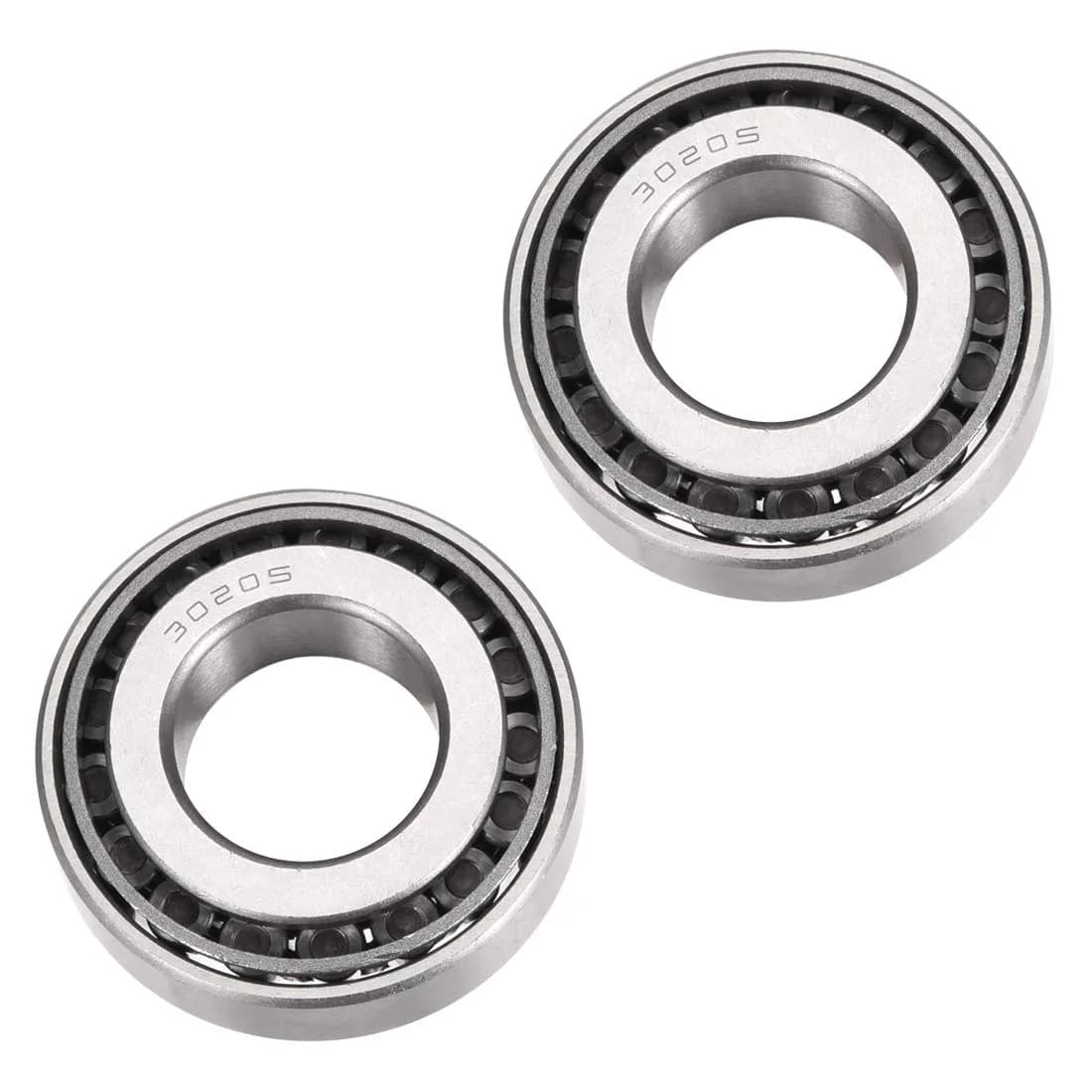 uxcell Tapered Roller Bearing Cone and Cup Set 25mm Bore 52mm OD 15mm Thickness | High-Load Chrome Steel