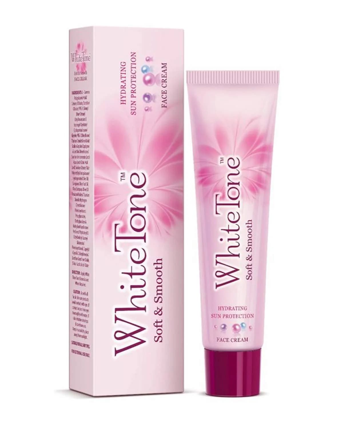White Tone Soft and Smooth Face Cream 50g (25g x 2) | Hydrating Sun Protection — Cream
