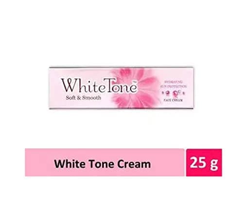White Tone Soft and Smooth Face Cream 50g (25g x 2) | Hydrating Sun Protection thumbnail 2