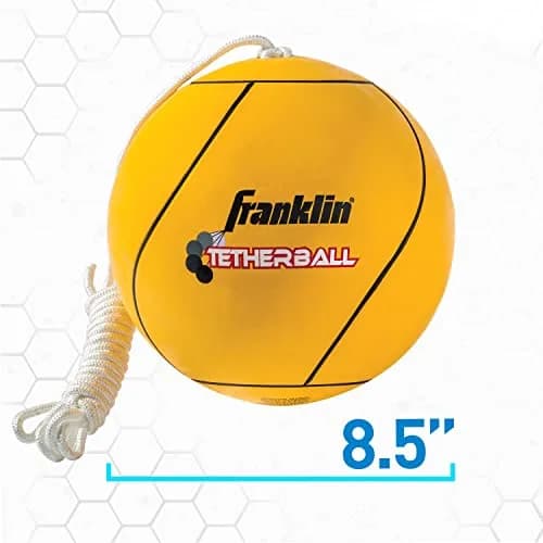 Franklin Sports 8.5" Rubber Tetherball | Heavy Duty Rubber Construction for Outdoor Play thumbnail 6