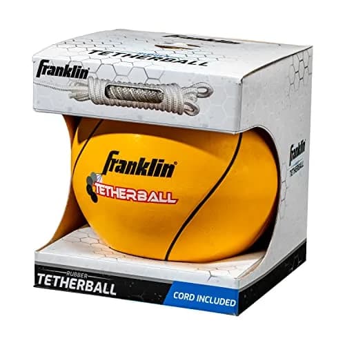 Franklin Sports 8.5" Rubber Tetherball | Heavy Duty Rubber Construction for Outdoor Play thumbnail 7