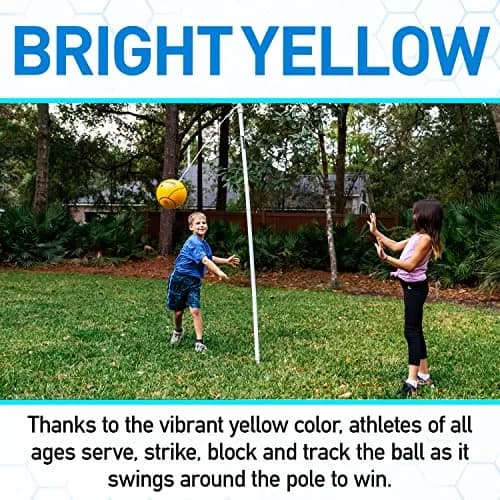 Franklin Sports 8.5" Rubber Tetherball | Heavy Duty Rubber Construction for Outdoor Play thumbnail 2