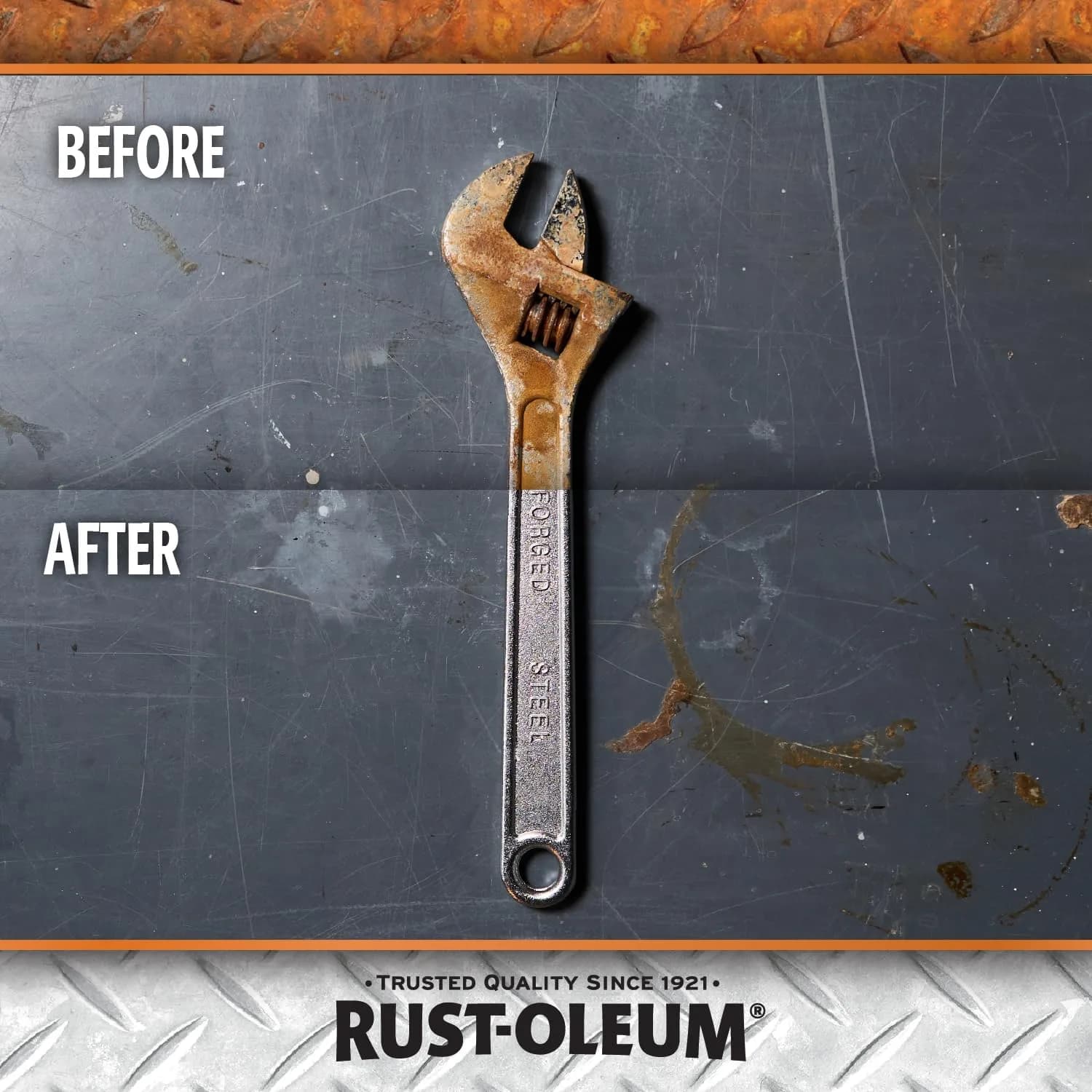 Rust-Oleum Rust Dissolver Trigger Spray Gel 946ml (32 Fl Oz) | Heavy-Duty Corrosion Remover for Metal - view 6