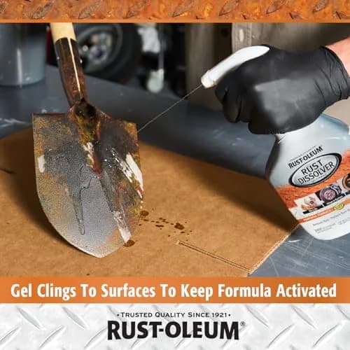 Rust-Oleum Rust Dissolver Trigger Spray Gel 946ml (32 Fl Oz) | Heavy-Duty Corrosion Remover for Metal thumbnail 7