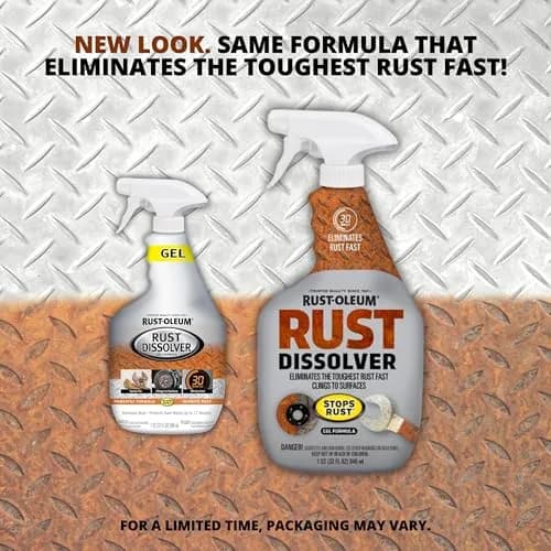 Rust-Oleum Rust Dissolver Trigger Spray Gel 946ml (32 Fl Oz) | Heavy-Duty Corrosion Remover for Metal thumbnail 2