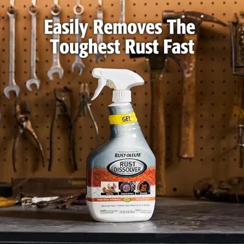 Rust-Oleum Rust Dissolver Trigger Spray Gel 946ml (32 Fl Oz) | Heavy-Duty Corrosion Remover for Metal thumbnail 3
