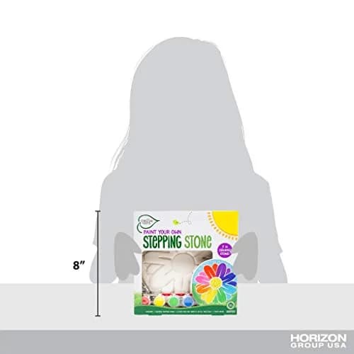 Creative Roots Mosaic Flower Garden Stepping Stone Kit 7-Inch Ceramic Stone | DIY Craft Kit for Kids Ages 6+ thumbnail 7