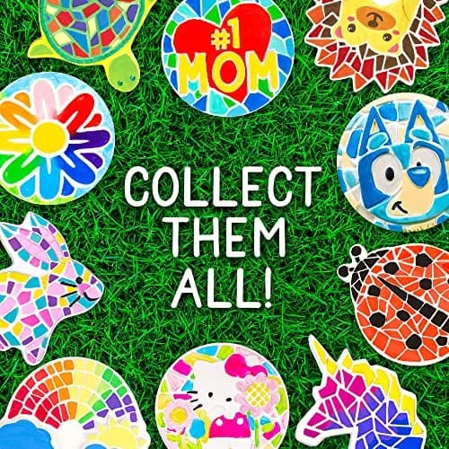 Creative Roots Mosaic Turtle DIY Stepping Stone Kit 20.96 cm (8.25 in) | Fun Art Craft Kit for Kids Ages 8+ thumbnail 6