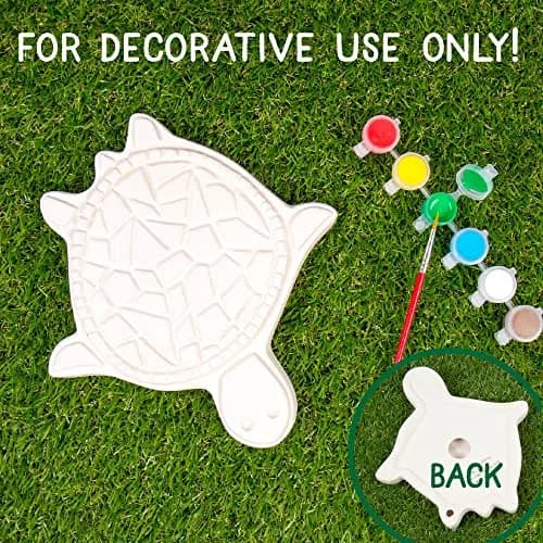 Creative Roots Mosaic Turtle Stepping Stone DIY Kit | Assorted Colors Art Craft Kit - view 5