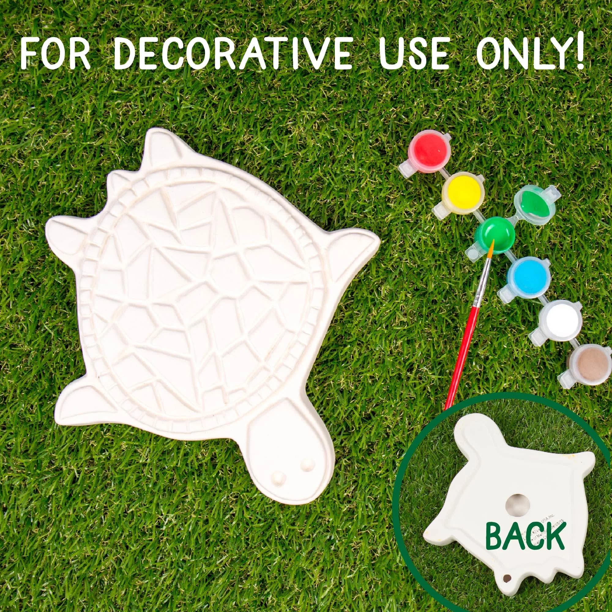 Creative Roots Mosaic Turtle Stepping Stone DIY Kit | Assorted Colors Art Craft Kit - view 6