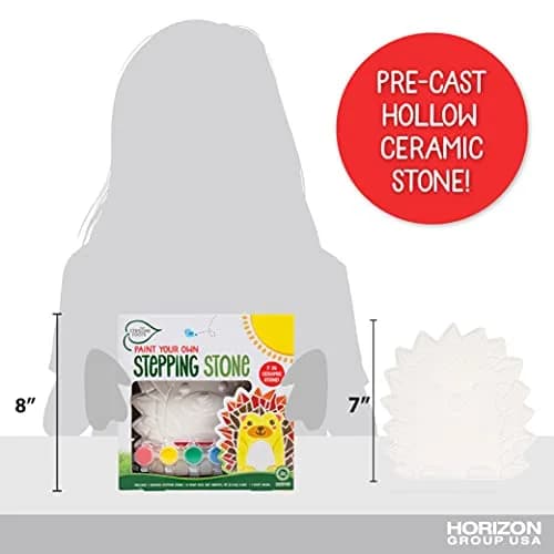Creative Roots Mosaic Hedgehog Stepping Stone Kit | DIY Garden Art for Kids Ages 6+ thumbnail 4