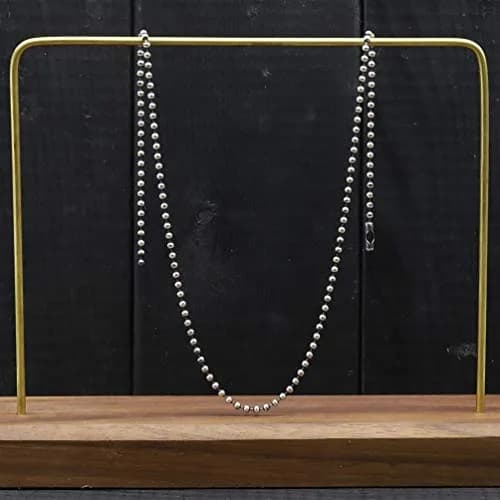 Tiparts Stainless Steel Ball Chains 3mm Width, 30ft Roll with 20 Connectors | Jewelry Making Findings for Necklaces, Keychains, Dog Tags thumbnail 6