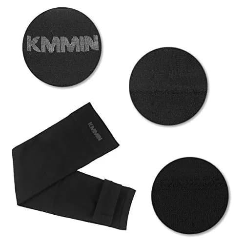 KMMIN Black Arm Sleeves UPF 50+ UV Protection | Cooling & Breathable for Men & Women (2-Pack) thumbnail 8