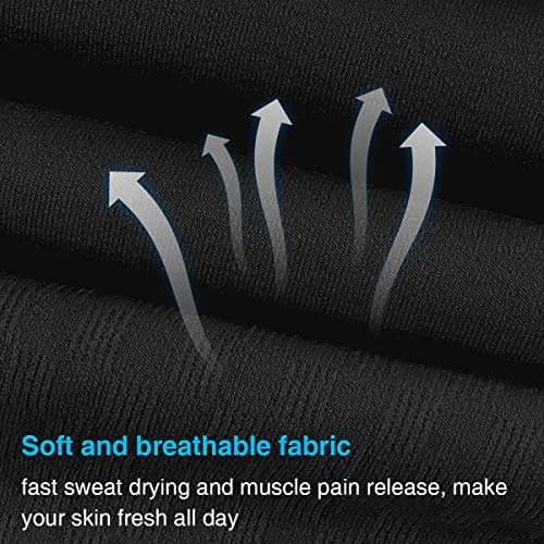 KMMIN Black Arm Sleeves UPF 50+ UV Protection | Cooling & Breathable for Men & Women (2-Pack) thumbnail 3