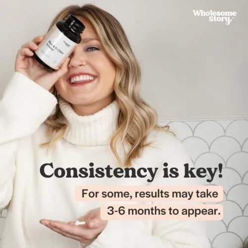 Wholesome Story Myo-Inositol & D-Chiro Inositol Supplement for Women | Fertility & Hormonal Balance | 40:1 Ratio | 120 Capsules thumbnail 6
