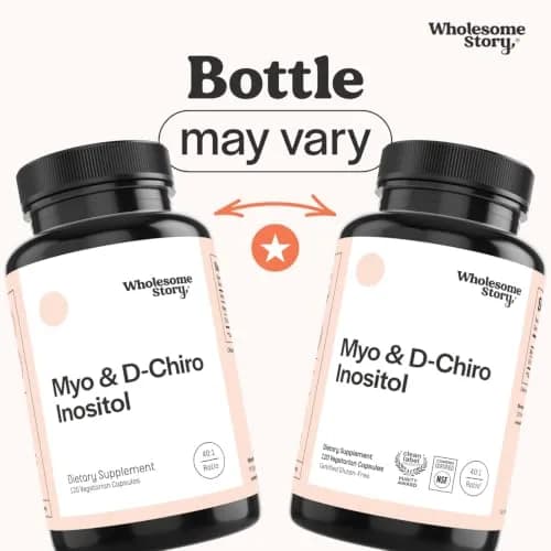 Wholesome Story Myo-Inositol & D-Chiro Inositol Supplement for Women | Fertility & Hormonal Balance | 40:1 Ratio | 120 Capsules thumbnail 2