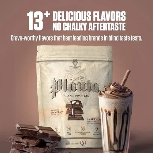 Ambrosia Plant Based Protein Powder 20g | Clean Vegan Pea Protein | Gluten & Dairy Free, Keto Friendly, No Added Sugar, 25 Servings thumbnail 6