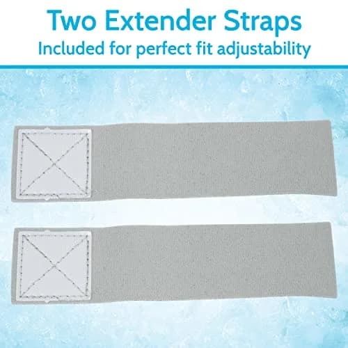 Arctic Flex Shoulder Ice Pack Brace with Gel Pack - Rotator Cuff Cold Therapy, Gray, 1 Count | Reversible, Adjustable Compression for Left/Right Shoulder Pain Relief thumbnail 8