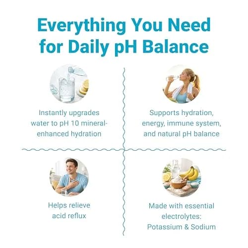 Alkalife pH Booster Drops 1.25 oz | pH 10 Alkaline Water, 360 Servings, Electrolyte & Immune Support thumbnail 2