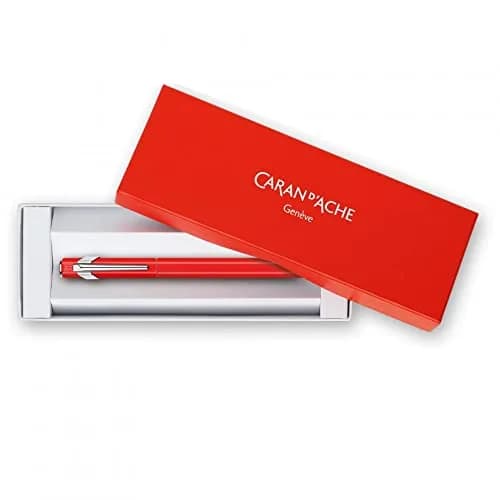 Caran d'Ache 849 Red Fountain Pen Medium Point 14cm (5.5in) | Swiss-Made Writing Instrument thumbnail 2