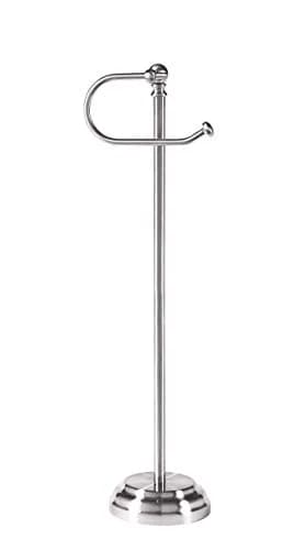 SunnyPoint Toilet Paper Holder Stand 23.62" | Freestanding Modern Steel thumbnail 3