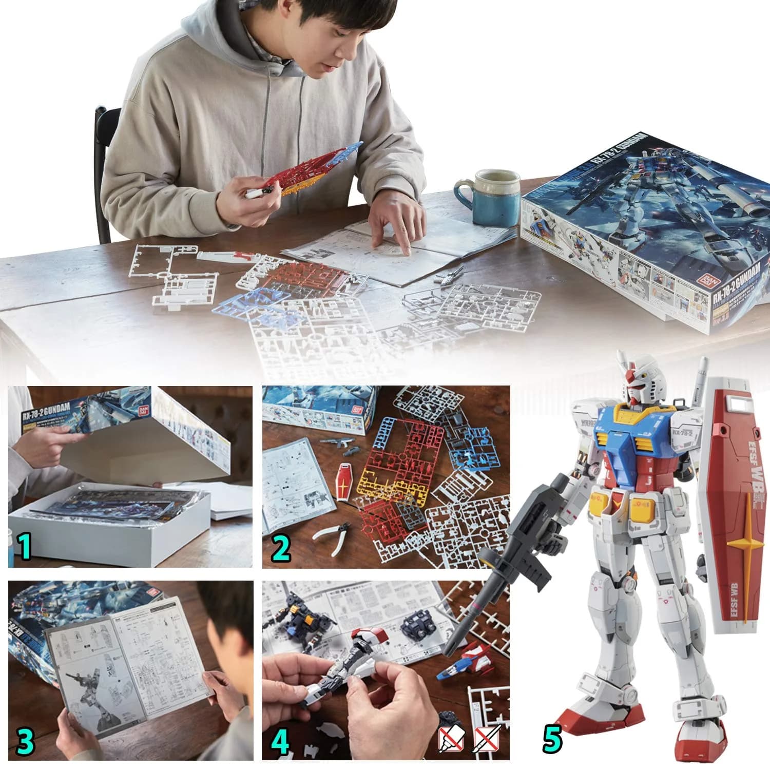 BANDAI SPIRITS HGCE 1/144 Strike Freedom Gundam Model Kit | Japan Import - view 4