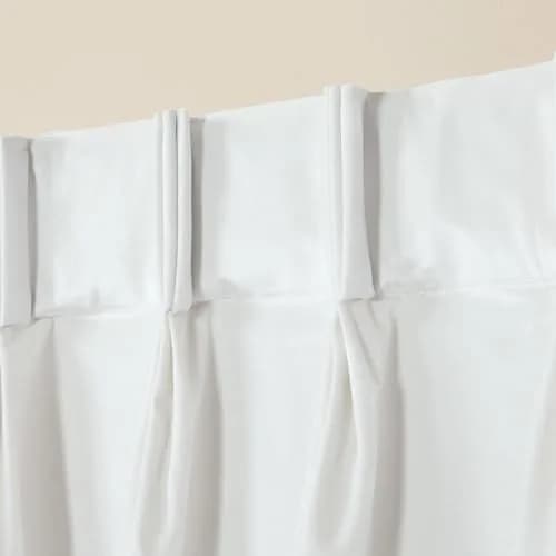 TOWN & COUNTRY LUXE Velour Heavyweight Indoor Curtains, 27"x84" | Light Filtering Plush Velvet (70-120 chars) thumbnail 3