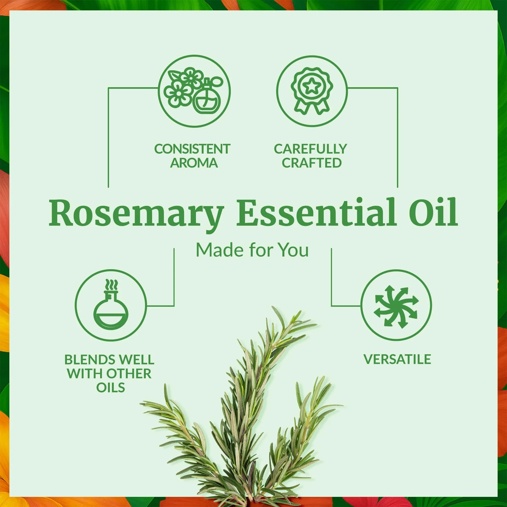 SVA ORGANICS Organic Rosemary Essential Oil, 4 Fl Oz (118 mL) - Pure & Natural - view 3