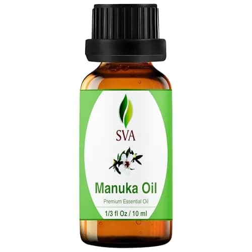 SVA Organics Manuka Essential Oil - 0.34 Fl Oz (Pack of 1) - Pure & Natural thumbnail 1