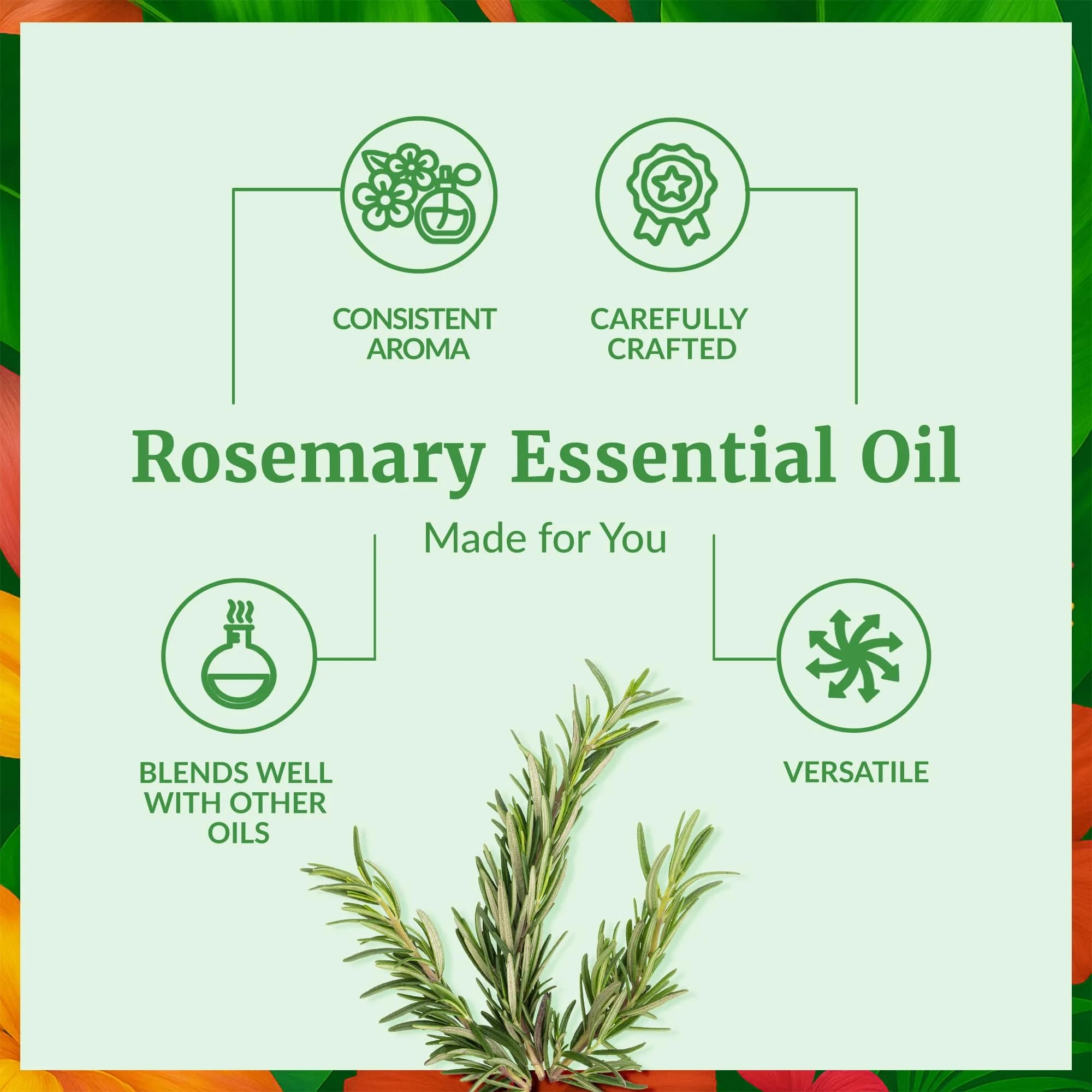 SVA ORGANICS Organic Rosemary Essential Oil 1 Fl Oz (30 ml) - Pure & Natural - view 3