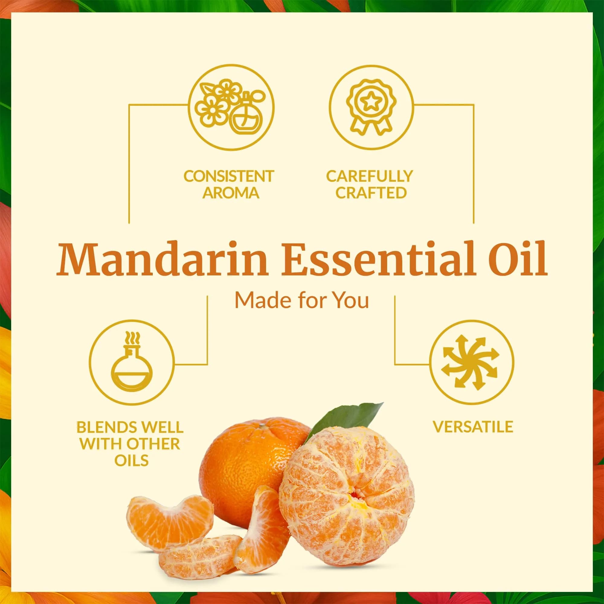 SVA ORGANICS Organic Mandarin Essential Oil 4 Fl Oz (118 mL) - Pure & Natural - view 3