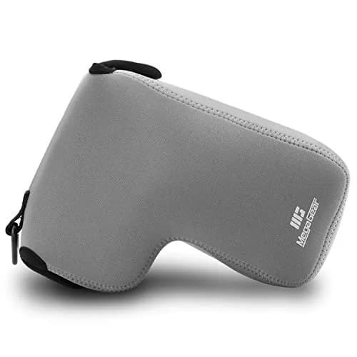 MegaGear Gray Neoprene Camera Case for Nikon Coolpix P1000 | Compact, Water-Resistant, Padded thumbnail 1