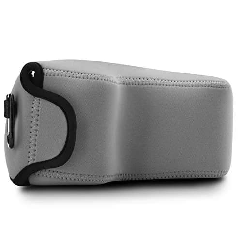 MegaGear Gray Neoprene Camera Case for Nikon Coolpix P1000 | Compact, Water-Resistant, Padded thumbnail 3