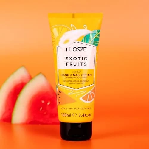 I LOVE Exotic Fruit Scented Hand & Nail Cream 3.4 oz | Hydrates & Nourishes Dry Hands thumbnail 4