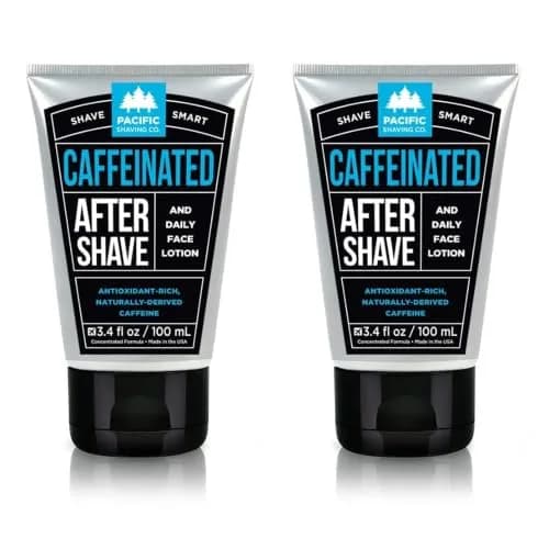 Pacific Shaving Company Caffeinated Aftershave Balm, 3.4 Fl Oz (2 Pack) | Soothing, Energizing & Paraben-Free thumbnail 1