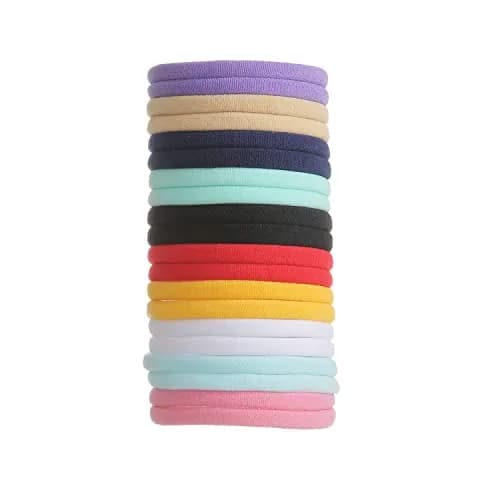 inSowni 50 Pack Super Soft Stretchy Nylon Headbands Baby Hair Bands | 10 Multi-color thumbnail 1