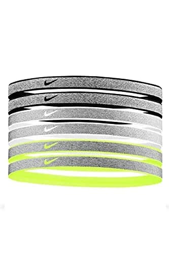 Nike Headbands 6PK Black/White/Volt | Wear Alone or Mix & Match (70-120 chars) thumbnail 1