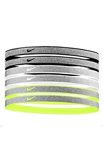 Nike Headbands 6PK Black/White/Volt | Wear Alone or Mix & Match (70-120 chars) thumbnail 3