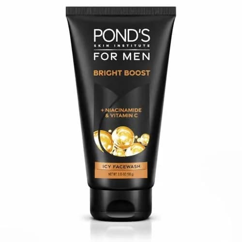 POND'S For Men Bright Boost Icy Facewash 100g (3.5oz) | Coffee Bean Extract & Cooling Menthol thumbnail 1