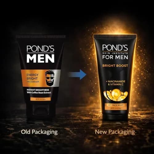POND'S For Men Bright Boost Icy Facewash 100g (3.5oz) | Coffee Bean Extract & Cooling Menthol thumbnail 3
