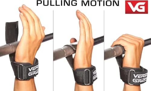 Versa Gripps Classic Wrist Straps Medium/Large Blue | Train Better with USA-Made Grip Support thumbnail 5