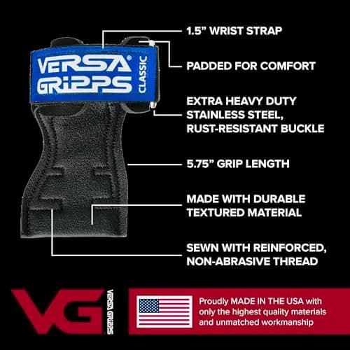 Versa Gripps Classic Wrist Straps Small Gold | Train Better with Patented Grip Technology thumbnail 3