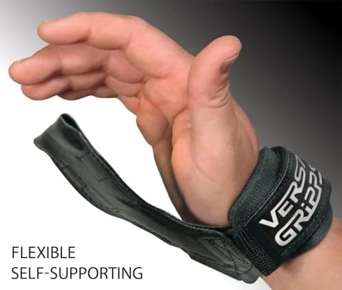 Versa Gripps Classic Wrist Straps Medium/Large Blue | Train Better with USA-Made Grip Support thumbnail 6