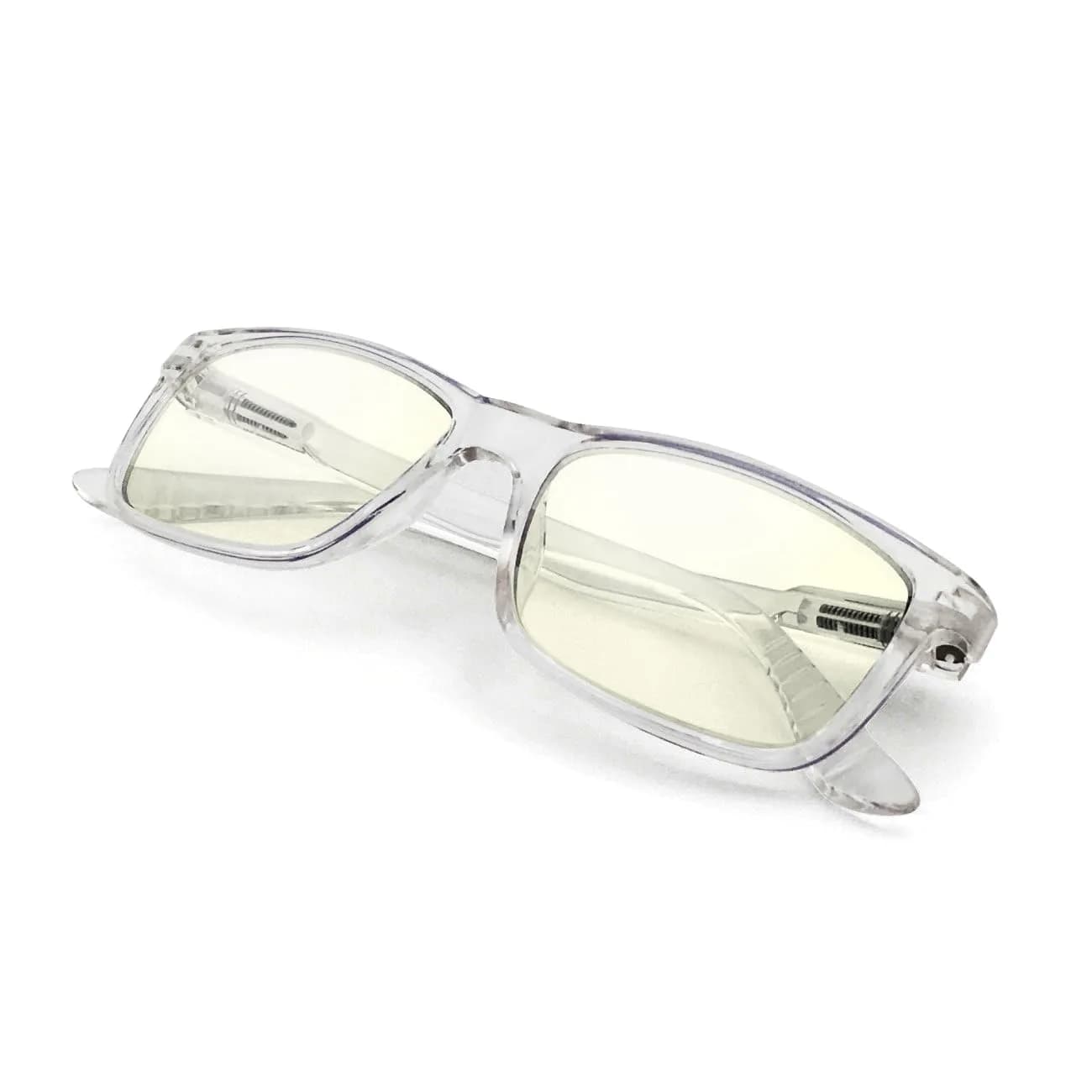 J+S Blue Light Blocking Glasses Hua Oval Black Frame 48mm (1.89in) | Blocks Harmful Blue Light