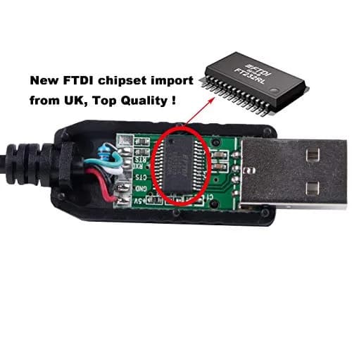 Suamdoen USB to TTL UART 3V3 Serial Cable 6FT | 3.3V TTL to 3.5mm Audio Output Cable thumbnail 3