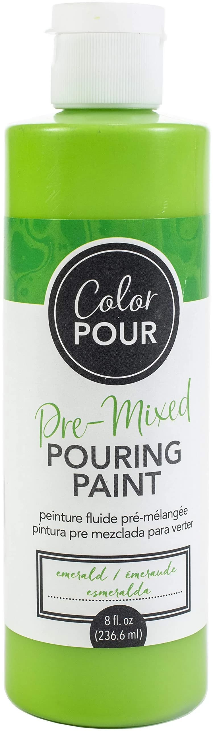American Crafts Color Pour Paint 8oz Multicolor | Pre-Mixed Pouring Medium, ASTM D4236 Conformance